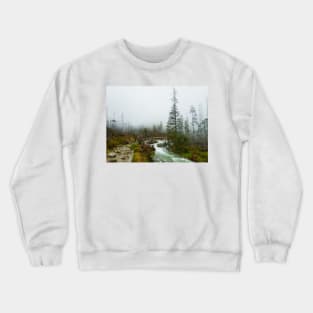 A Foggy Hike Crewneck Sweatshirt